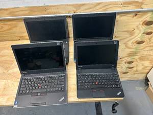 lot 129 image: LENOVO Lot of 4- Thinkpad Laptop Computers