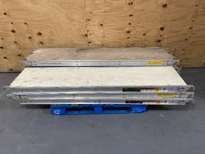 lot 4 image: METALTECH Lot of 7- M-MPP719 7 ft. x 19 in. Aluminum Scaffold Platforms with Plywood Deck, 7