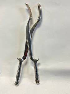 lot 15 image: Stainless Steel Extraction Forceps 14 Inch