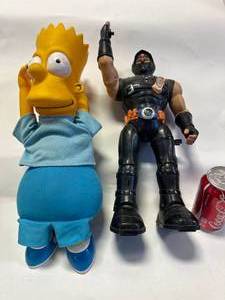 lot 30 image: Bart Simpson & Bandai Power Ranger
