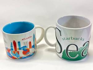 lot 48 image: Starbucks Atlanta & Seattle Mugs