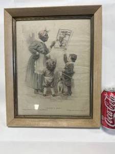 lot 50 image: Framed 1920 Cream of Wheat �Mammys Beau�
