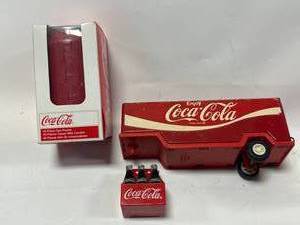 lot 68 image: Buddy L Trailer, Coke Puzzle,  Bottles