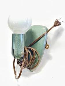 lot 110 image: Antique Industrial Wall Sconce