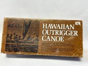 lot 112 image: Hawaiian Outrigger Canoe Model