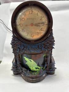 lot 116 image: Mastercrafters Waterfall Clock 11 Inch Tall (tested working)