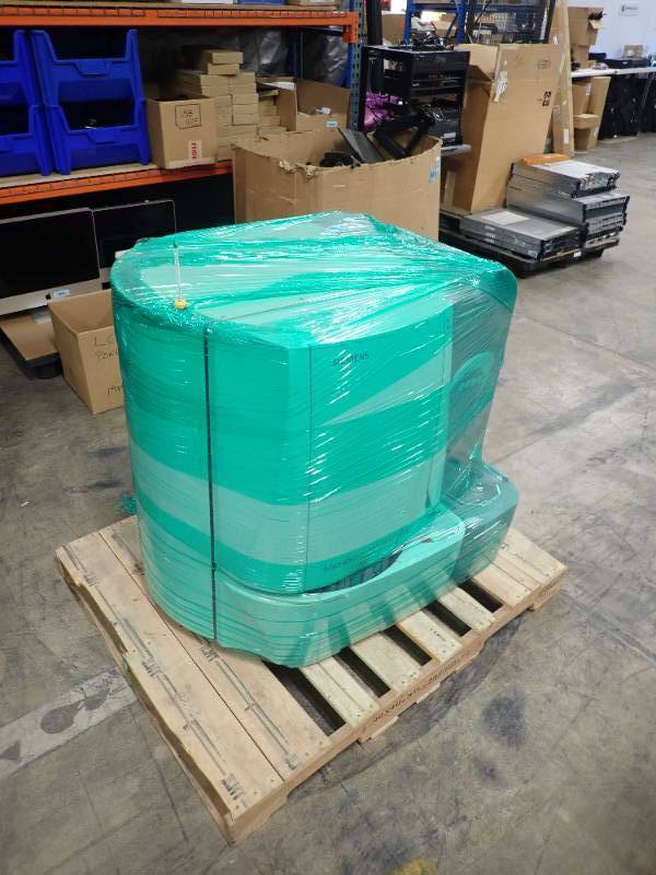lot 66 image: Siemens&nbspMedical MicroScan WalkAway 40 Plus Microbiology Coagulation Analyzer  Shrink Wrapped on pallet, pallet included  we have a standard dock door and floor level dock door for loading  This item cannot be shipped