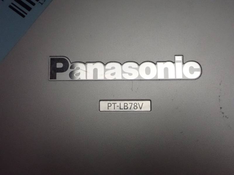 lot 38 image: Panasonic PT-LB78VU Projector  XGA Conference Room Projector  Up to 3,000 Lumens  1024x768 Native Resolution  3LCD Technology  Power Tested On  Lamp Functional  NO Remote Control  Includes Power Cord