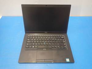 lot 17 image: Dell&nbspLatitude 7490 Laptop &nbspINTEL(R) CORE(TM) I5-8350U CPU  1.70GHZ  8GB DDR4 SDRAM  256GB SSD  14.0 screen with 1920 x 1080 HD Resolution  signs of wear and tear on case  No OS  Includes power adapter