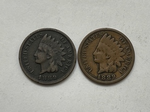 1889 Indian Head Cents