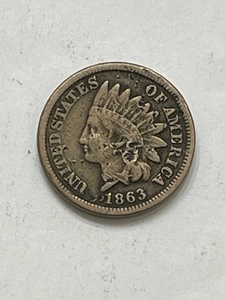 1863 Indian Cent
