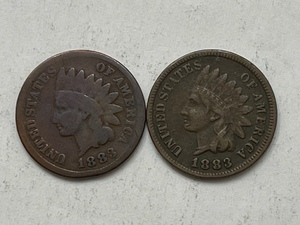 1883 Indian Head Cents