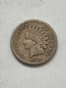 1861 Indian Head Cent
