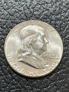 1963 Franklin Half Dollar