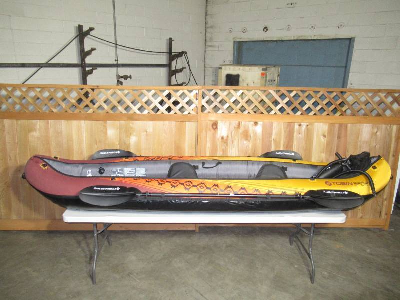 lot 44 image: Tobin Sports Wavebreak Inflatable 2-person Kayak