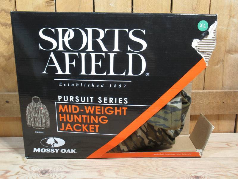lot 87 image: Mossy Oak Mid-Season Hunting Jacket by Sports Afield, XX Large