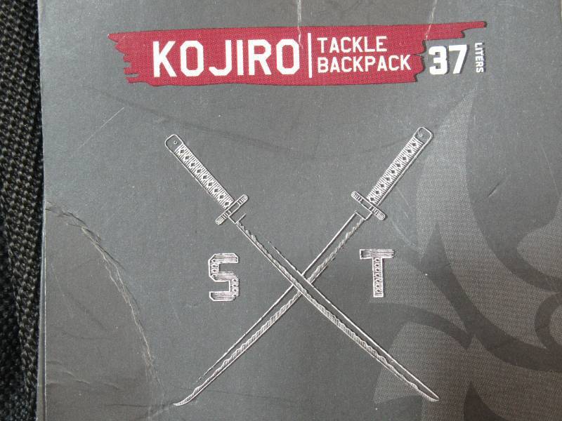 Samurai Tactical Fish Kojiro Tackle Backpack, Dual Side Fishing Rod Holders