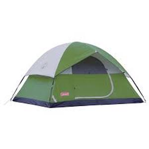 lot 35 image: Coleman Sundome 4-Person Dome Camping Tent, 1 Room, Green