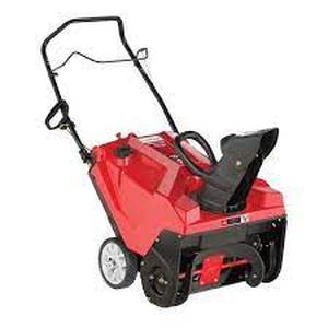 lot 70 image: Troy-Bilt  Squall 21 in. 179 cc Single-Stage Gas Snow Blower with Electric Start and E-Z Chute Control