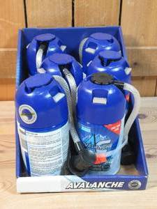 lot 112 image: Set of 6 Avalanche R-134a Automotive Refrigerant with Standard Hose - 10 oz.