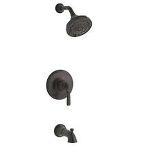 lot 108 image: KOHLER  Worth 1-Handle 3-Spray Tub and Shower Faucet in Oil-Rubbed Bronze (Valve Included)