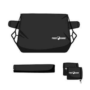 lot 97 image: FROSTGUARD DELUXE WINDSHIELD COVER  Black