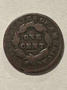 lot 21 image: 1831 Coronet Large Cent Penny