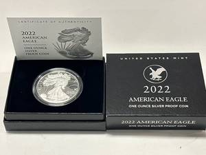 lot 43 image: 2022-W  1oz .999 Silver Proof Coin