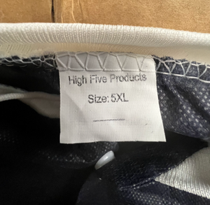 lot 1 image: MSRP $1450  28 Cases&nbspHigh Five Productions Lab Coat, Spunbond PP dark Blue, Knit Collar & Cuffs, 4 Snaps, No Pocket Size 5XL Breathable Construction Keeps Workers Cooler 30 each case ( $10 Each Lab Coat) No Expiration