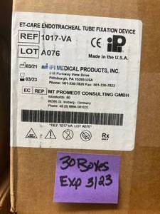 lot 2 image: MSRP $7000  30 Cases IPI Med ET-Care&nbspEndotracheal Tube Fixation Device Intubation Accessory wUltra Head & Neck Strap wo Bite Block 10 Each Per Case Expires 323 