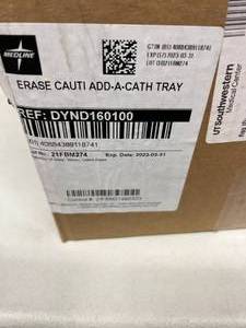 lot 15 image: MSRP $700 1 case&nbspMedline Add-A-Cath Erase Cauti One-Layer Tray With Drain Bag Kit (10 per case) Expiration Date 0323