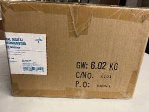 lot 21 image: MSRP $2100  29 Boxes&nbspMedline 30-Second Oral Digital Stick Thermometers (12 Thermometers Per Box) No Expiration