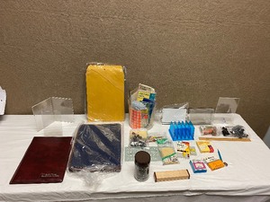lot 6 image: BOX OF ASSORTED OFFICE SUPPLIES