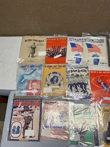 lot 26 image: 17 VINTAGE MILITARY & WAR SHEET MUSIC