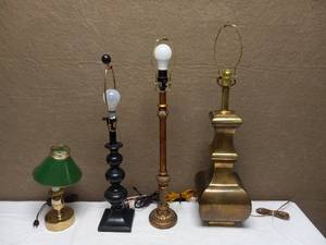 lot 37 image: 4 LAMPS