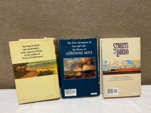 lot 18 image: 3 LARRY MCMURTRY BOOKS 1ST EDITIONS