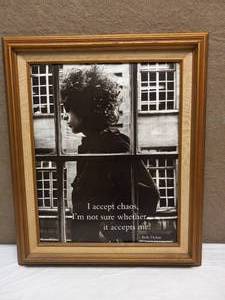 lot 54 image: BOB DYLAN FRAMED PICTURE