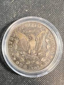 1891 MORGAN SILVER DOLLAR IN AIRTITE