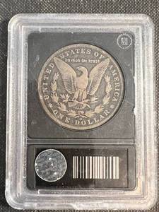 1901 US MORGAN SILVER DOLLAR BLACK SLAB
