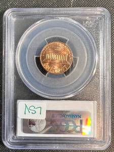 1982 US MEMORIAL CENT BRONZE LG DATE MS65 RED PCGS