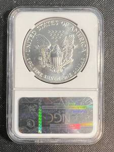 1992 AMERICAN SILVER EAGLE MS69 NGC