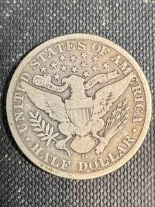 1906-D US BARBER HALF DOLLAR