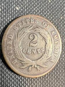 1865 US TWO CENT PIECE