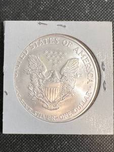 2006 AMERICAN SILVER EAGLE 1 TROY OZ .999 FINE SILVER DOLLAR