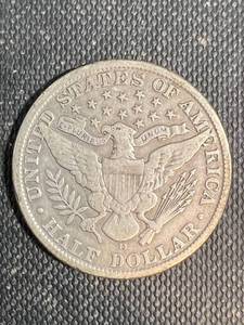 1912-D US BARBER HALF DOLLAR FINE OR BETTER