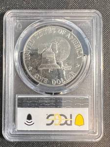 1976-S PROOF SILVER EISENHOWER DOLLAR PR69 PCGS DCAM