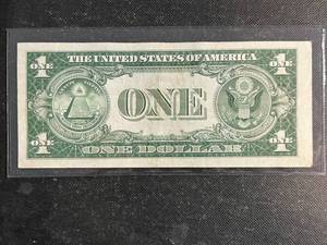 1935-B US BLUE SEAL $1 SILVER CERTIFICATE