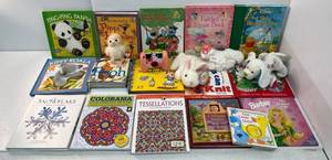 lot 99 image: Large Group Of Misc. Childrens Books Including Disney And More