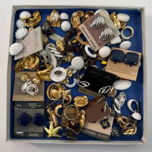 lot 113 image: Group Of Vintage Misc. Earrings