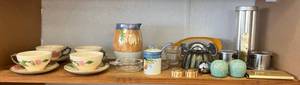 lot 138 image: Shelf Full Of Misc. Vintage Items